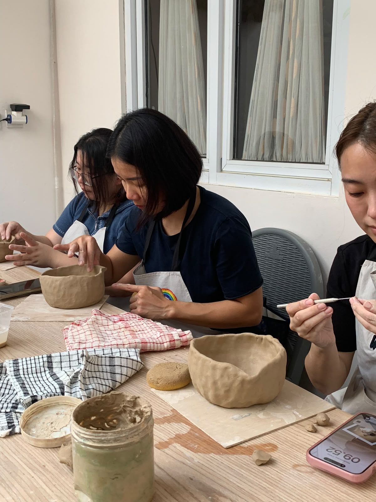 Finished pottery creation
